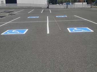 Parking Lot Asphalt Crack Repair